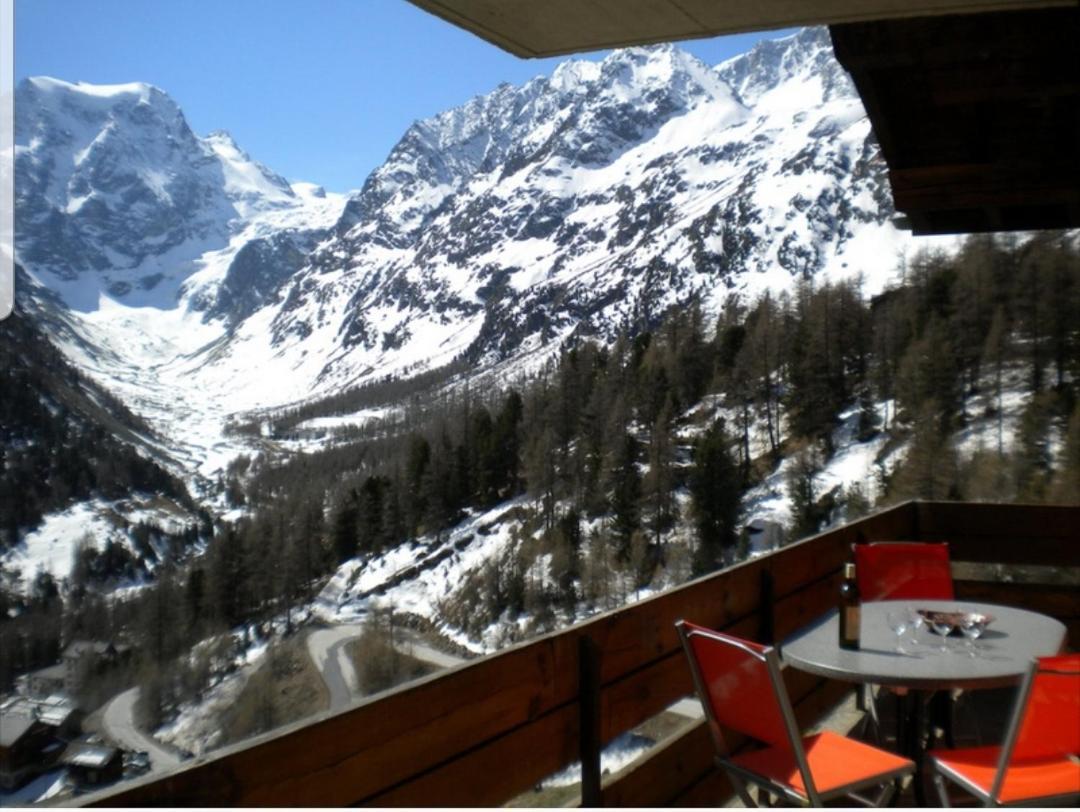 Le Panorama - Appartement 54 A Arolla Face Aux Montagnes A 150M Des Pistes Evolène Exterior foto